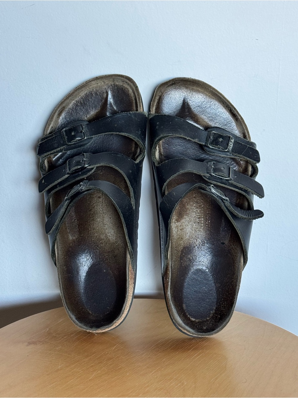 Birkenstock Florida Black Slide Sandals size 37